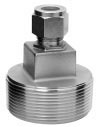 mounting external slip-fit compression fitting